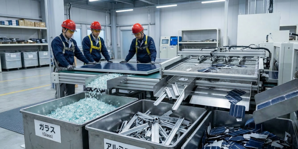 太陽光パネルをリサイクルする「デメリット」とは?埋立処分と徹底比較