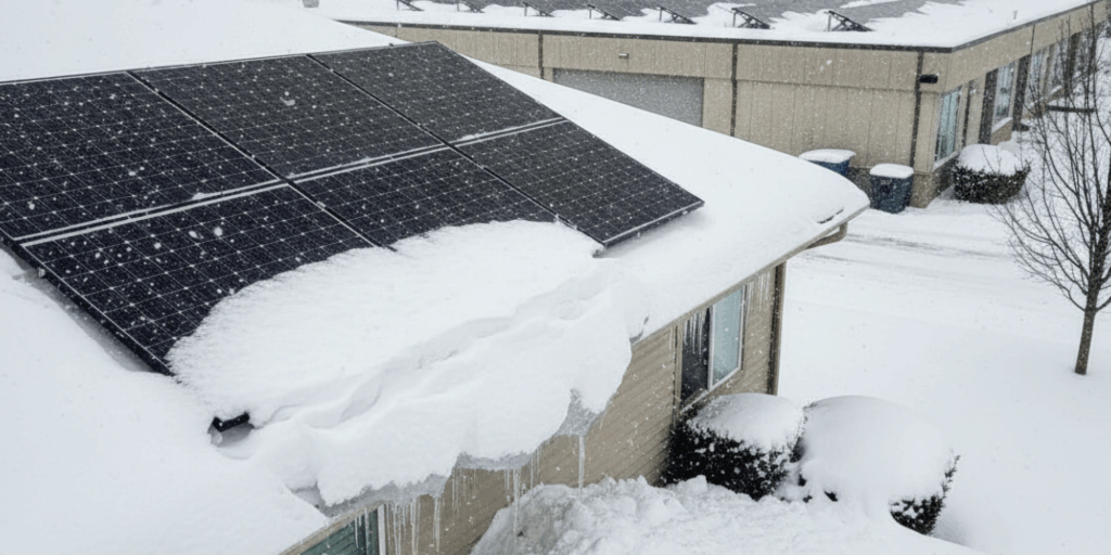 太陽光パネルの雪トラブルを徹底解説!落雪事故から発電量維持まで最適な対策を