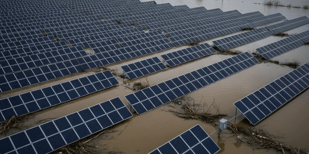 太陽光パネルが水没・水害!感電事故を防ぐ正しい対応と補償の基礎知識