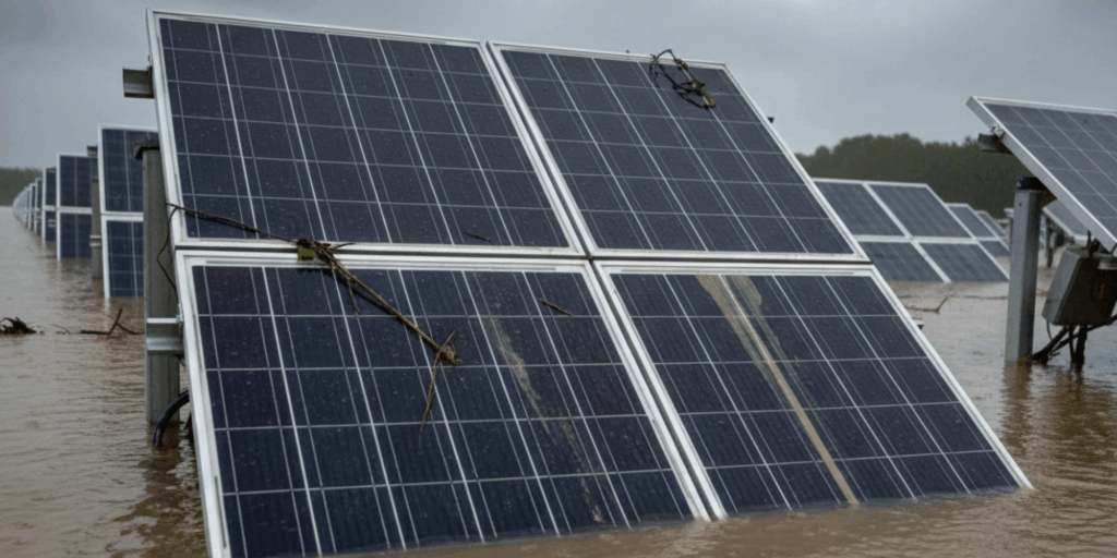 太陽光パネルが水没・水害!感電事故を防ぐ正しい対応と補償の基礎知識