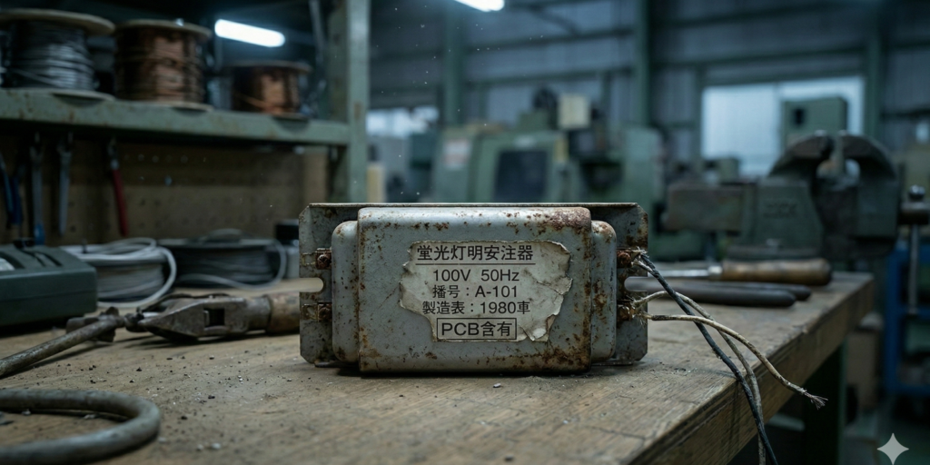 PCB含有安定器の見分け方!判別・届出・廃棄をプロが解説